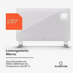 Конвекційний обігрівач Klarstein Bornholm Smart 1250 або 2500 Вт (10045429) - мініатюра 5