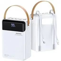 Зовнішній акумулятор Remax RPP-566 Lesu II 80000mAh білий RPP-566 - мініатюра 2