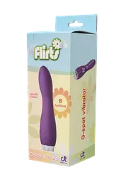 Вібратор для точки G Dream Toys Flirts G-Spot Vibrator Purple силіконовий 3 швидкості 5 ритмів 17 см - мініатюра 7
