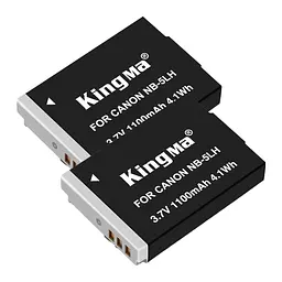 2-Pack KingMa Canon NB-5L комплект з 2 акумуляторів