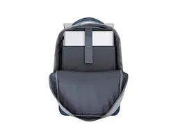 Рюкзак для ноутбука RIVACASE 7562 Grey/Dark Blue - мініатюра 11