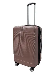 Валіза середня M ABS-пластик Worldline Airtex 652 69×45×29см 88л Рожеве золото