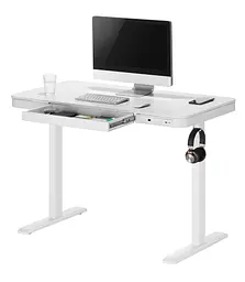 Комп'ютерний стіл OfficePro з електрорегулюванням висоти білий (ODE111WW) - мініатюра 19