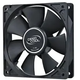 Вентилятор 120 мм DeepCool XFAN 120 чорний 120x120x25 мм 1300 об/хв 23.7 дБ 3-pin / Molex гідродинамічний підшипник