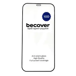 Скло захисне BeCover Apple iPhone 12 Pro 10D Black (711512) - мініатюра 3