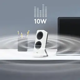 Акустична система Logitech 2.0 Z207 White (980-001292) - мініатюра 2
