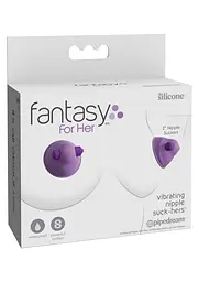 Помпа на соски з вібрацією PipeDream Nipple Suck-Hers фіолетовий - мініатюра 6
