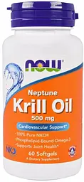 Масло криля Now Foods Krill Oil 500 мг 60 капсул