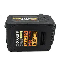 Акумуляторна ланцюгова пила Procraft PKA38 + 1 акб 4Аг + ЗП charger20/1 + Олива для ланцюга 1л - мініатюра 10