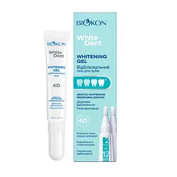 Гель для зубів Біокон White Dent відбілювальний, 2 туби по 12 мл