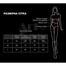 Лаковане боді Art of Sex - Josephine чорне M - мініатюра 4