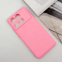 Чохол Lakshmi Silicone Cover Full Camera (A) для Xiaomi Poco X6 Pro Рожевий / Pink - мініатюра 2