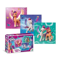 Дитячі Пазли 3 в 1 My Little Pony Зіпп та Санні DoDo 200384 - мініатюра 2