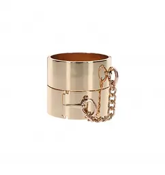 Наручники Taboom Dona Slave Wrist Cuffs 62 см золотий - мініатюра 3