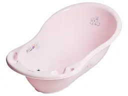 Ванна дитяча Tega Baby зі зливом Bunny 86 см powder pink