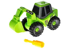 Іграшковий екскаватор конструктор болтовий CXL500-102 у пакеті р.25x8,5x20 см YG Toys - мініатюра 2