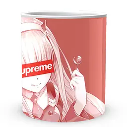 Кухоль GeekLand Darling in the Franxx Коханий у Франксі red picture DF.02.08 330 мл білий - мініатюра 3