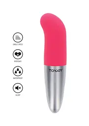Міні-вібратор ToyJoy Viberette G-Spot 12 см (рожевий) - мініатюра 5