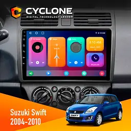 Штатна магнітола Suzuki Swift 2004-2010 Cyclone C10-001 2x32 CPL Cyclone (НФ-00004504)