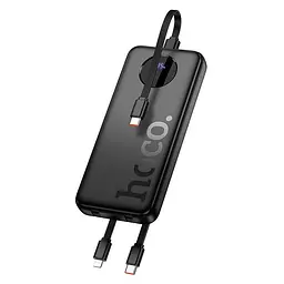 УМБ Hoco Sabio fully compatible power bank with 3 cables J132 10000mAh |1USB/1Type-C, 22.5W/3A, PD/QC| - мініатюра 2