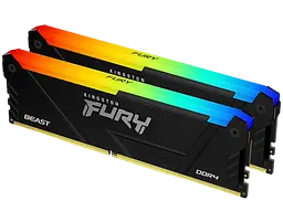 Оперативна пам'ять Kingston Fury 16GB (2x8GB) DDR4 3600MHz Beast RGB Black (KF436C17BB2AK2/16)
