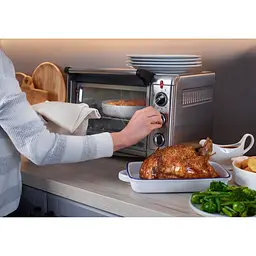 Піч електрична Russell Hobbs Air Fry Mini Oven 12.6 л 1500 Вт сіра (26680-56) - мініатюра 12