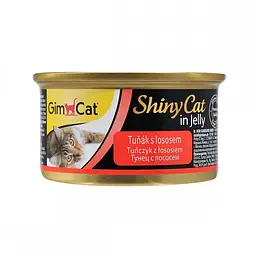 Вологий корм для котів GimCat Shiny Cat 70 г (лосось та тунець)
