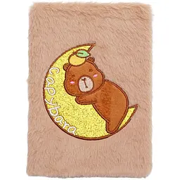Блокнот А5 ZiBi Capybara 4 Kids Line плюшевий клітинка 80 аркушів (ZB.700018) - мініатюра 2
