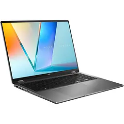 Ноутбук ASUS Vivobook 16 Flip TP3607AA-SI044X (16 F OLED, Intel Core 9 386H, 32 GB, 1 TB, Intel HD, W11P) Matte Gray (90NB17B1-M002U0) - мініатюра 3