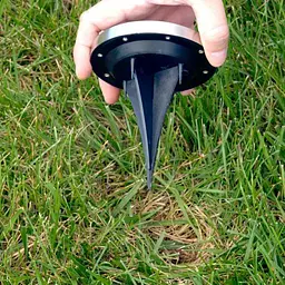 Комплект садових світильників на сонячній батареї Solar Disk Lights, 4 шт ∙ Вуличні ліхтарі з датчиком світла - мініатюра 5
