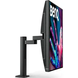 Монітор TFT 27" BenQ PD2705UA, IPS, 4K UHD, 99% sRGB, HDMI, DP, USB-C, USB-hub, HAS, колонки, темно-сірий (9H.LKDLA.TPE) - мініатюра 4
