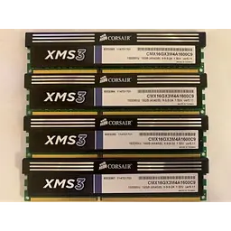 Оперативна пам'ять Corsair CMX16GX3M4A1600C9 XMS3 16GB (4x4GB) DDR3 1600 Mhz CL9 XMP Desktop Memory Kit Б/В - мініатюра 2