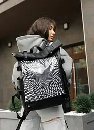 Жіночий рюкзак Sambag ROLLTOP HACKING 41 x 30 x 16 см (24460122) - мініатюра 2