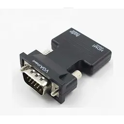 Конвертер HDMI на VGA OUT з аудіокабелем 3.5 мм, перехідник для ноутбука, проєктора, телевізора - мініатюра 3