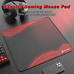 Ігровий килимок Attack Shark CM02 / 40*45 см / Black Red - мініатюра 6