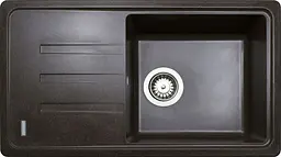 Кухонна мийка Adamant SLIM LONG коричнева 780x435x200 мм, з крилом 78 см