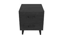 Тумба Віва 2 на конусних ніжках Ferrum-decor 41x35x40 Чорний метал ДСП Сосна Кембра 16 мм (FRD-106810) - мініатюра 3