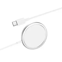 Заряджання Qi XO magnetic wireless charger CX004 15W бездротове біле - мініатюра 2