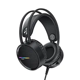 Навушники Hoco ігрові W100 Touring GAMING Headset 5-колірна підсвітка LED - мініатюра 3