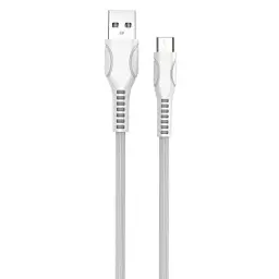 Дата кабель USB 2.0 AM to Micro 5P 1.0m line-drawing white ColorWay (CW-CBUM028-WH) - мініатюра 2