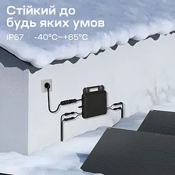 Мікроінвертор для сонячних панелей 1kW Marstek M2-1000 Saturn-M 2 MPPT On-grid (42-00310) - мініатюра 4