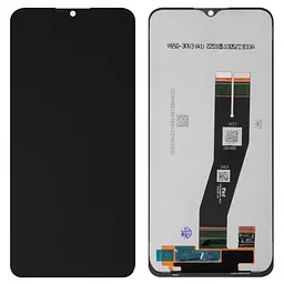 Дисплей Samsung A025G Galaxy A02s, M025 Galaxy M02s, чорний, без рамки, Original (PRC), з чорним шлейфом, (163x72,5 mm)