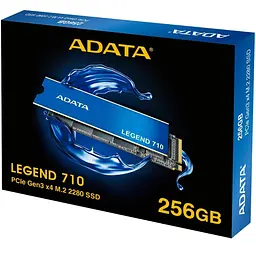 Накопичувач SSD Adata m.2 NVMe 256GB Legend 710 PCIe 3.0 250 256 (ALEG-710-256GCS) - мініатюра 4