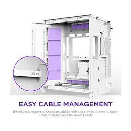 Корпус для ПК NZXT H9 Flow Dual-Chamber All White (CM-H92FW-01) - мініатюра 9