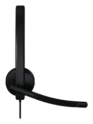 Навушники накладні з вбудованим мікрофоном Logitech H570e Corded Stereo USB Headset (Teams version) Black - мініатюра 3