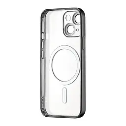 Чохол Ductil Metallic Edge with MagSafe (Protected Camera & Lens) iPhone 14 Black - мініатюра 3