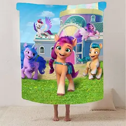 Плед 3D плюшевий подарунковий My Littlе Pony №2 160х200 см