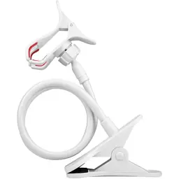 Тримач для смартфонів XoKo прищепка, гнучкий, 65 см, білий (XK-RM-C20-WHT) - мініатюра 4