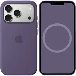 Чохол Silicone Case with Button, Animation & MagSafe для Apple iPhone 17 Pro Max Purple Frog AAA [153246] - мініатюра 5