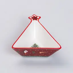 Салатниця Christmas фігурна 14,5х12 см Yiwu HP-SD-3 - мініатюра 6